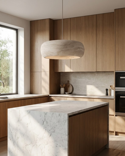 Hanglamp met steenlook afwerking – Bonq