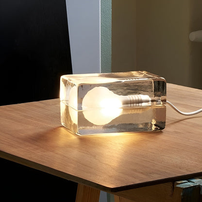 CrystalCube – Minimalistische LED Tafellamp