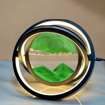 QuartzWave – LED Zandkunst Lamp