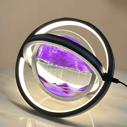 QuartzWave – LED Zandkunst Lamp