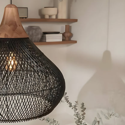Naturalea Light – Handgemaakte Rotan Hanglamp met Warme Uitstraling