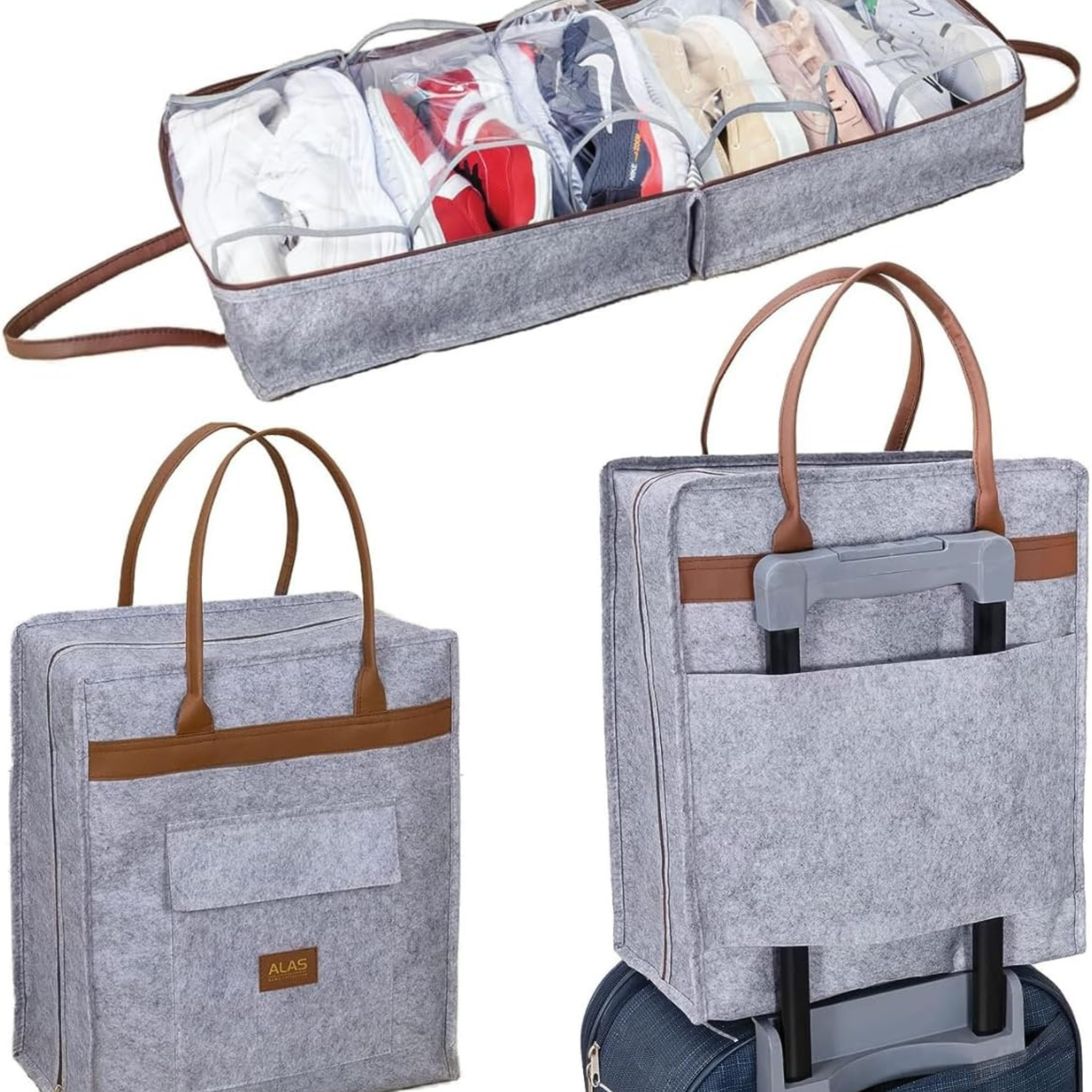 StepKeeper™ – Schoenen Organizer Tas | Voor Reizen & Thuisopslag