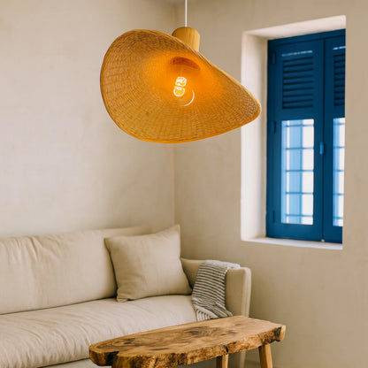 Orris Rotan – Industriële Rotan Hanglamp uit Tunesië