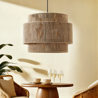 NaturaLuna – Handgemaakte Jute Hanglamp