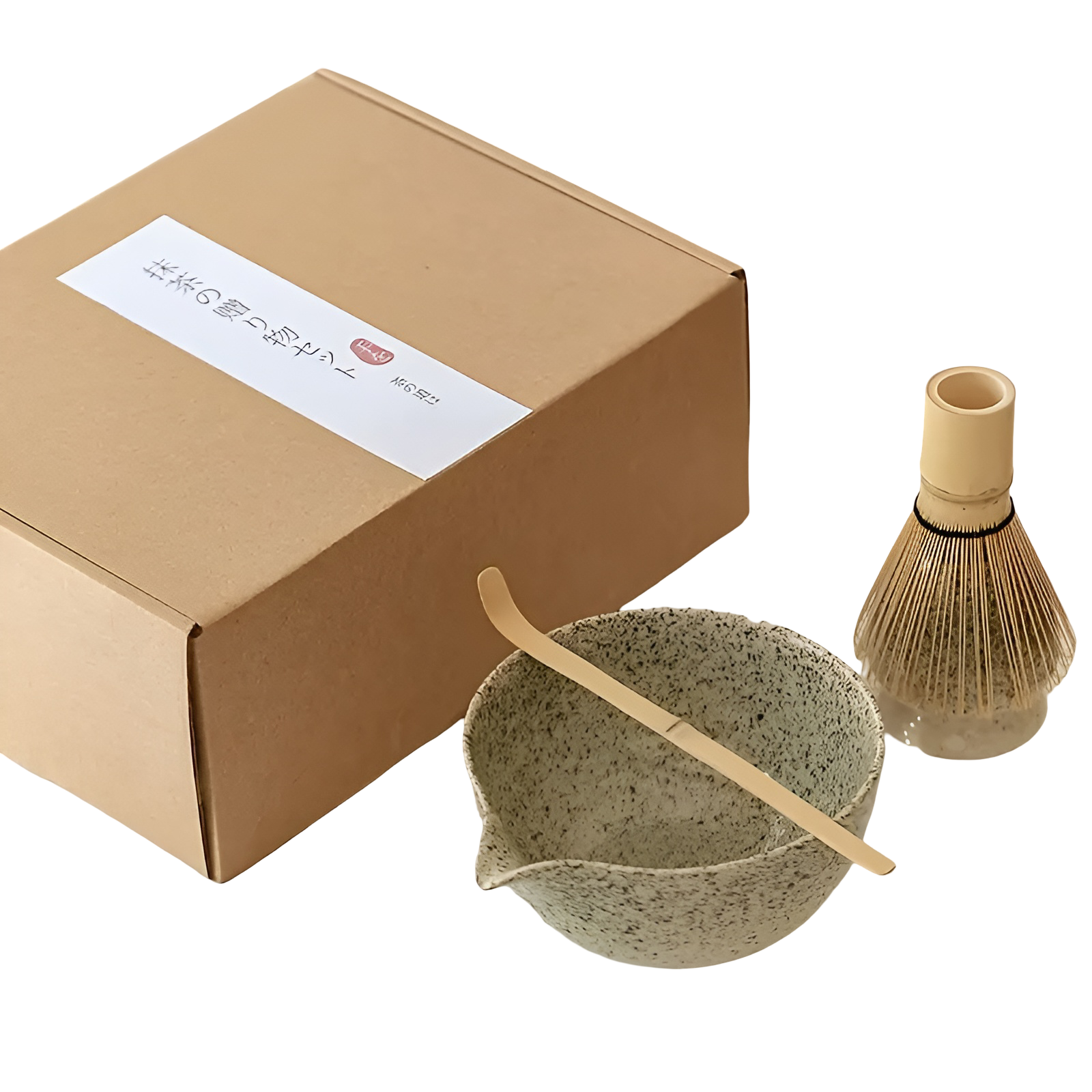 Zenmatcha Set – Japans 4-delig Matcha Thee Set in Geschenkbox