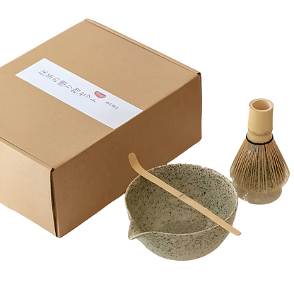 Zenmatcha Set – Japans 4-delig Matcha Thee Set in Geschenkbox