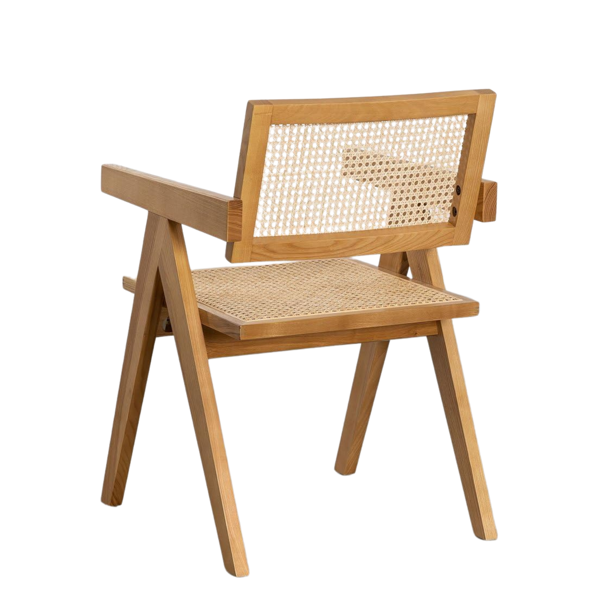 Fiolla™ Rotin Elegance Stoel – Natuurlijk Hout & Tijdloos Design