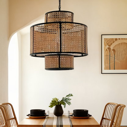 Eloya Rotan Hanglamp – Handgemaakte Natuurlijke Eyecatcher