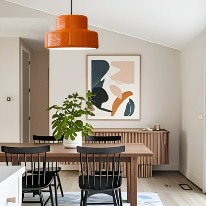ArancioDome Hanglamp – Bauhaus Design in Levendig Oranje