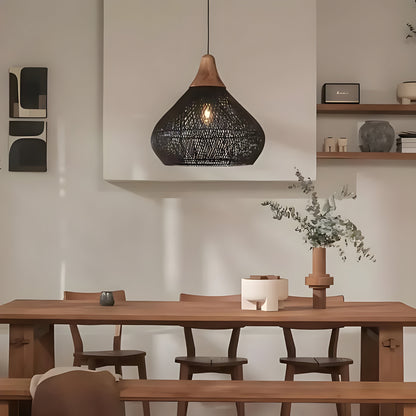 Naturalea Light – Handgemaakte Rotan Hanglamp met Warme Uitstraling