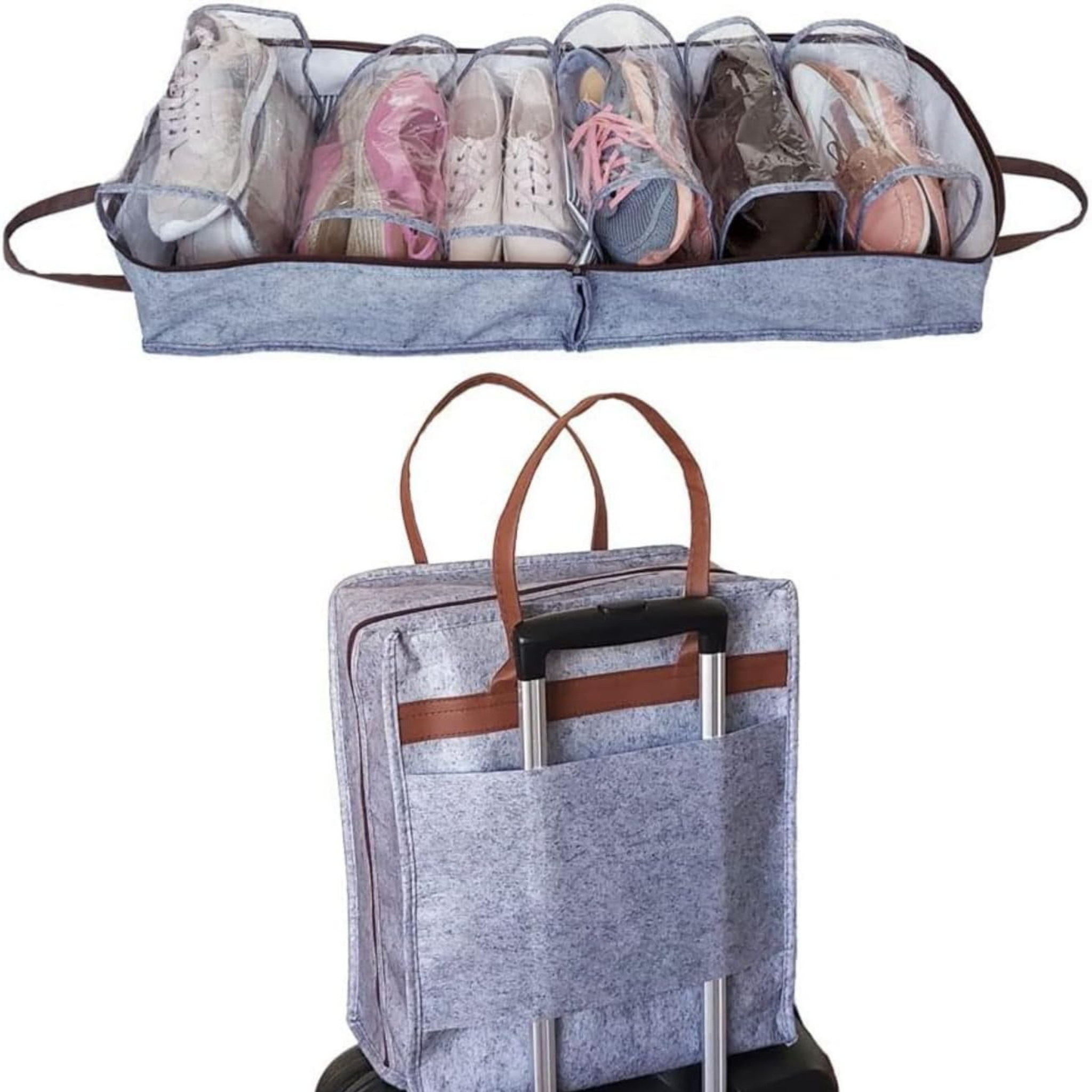 StepKeeper™ – Schoenen Organizer Tas | Voor Reizen & Thuisopslag
