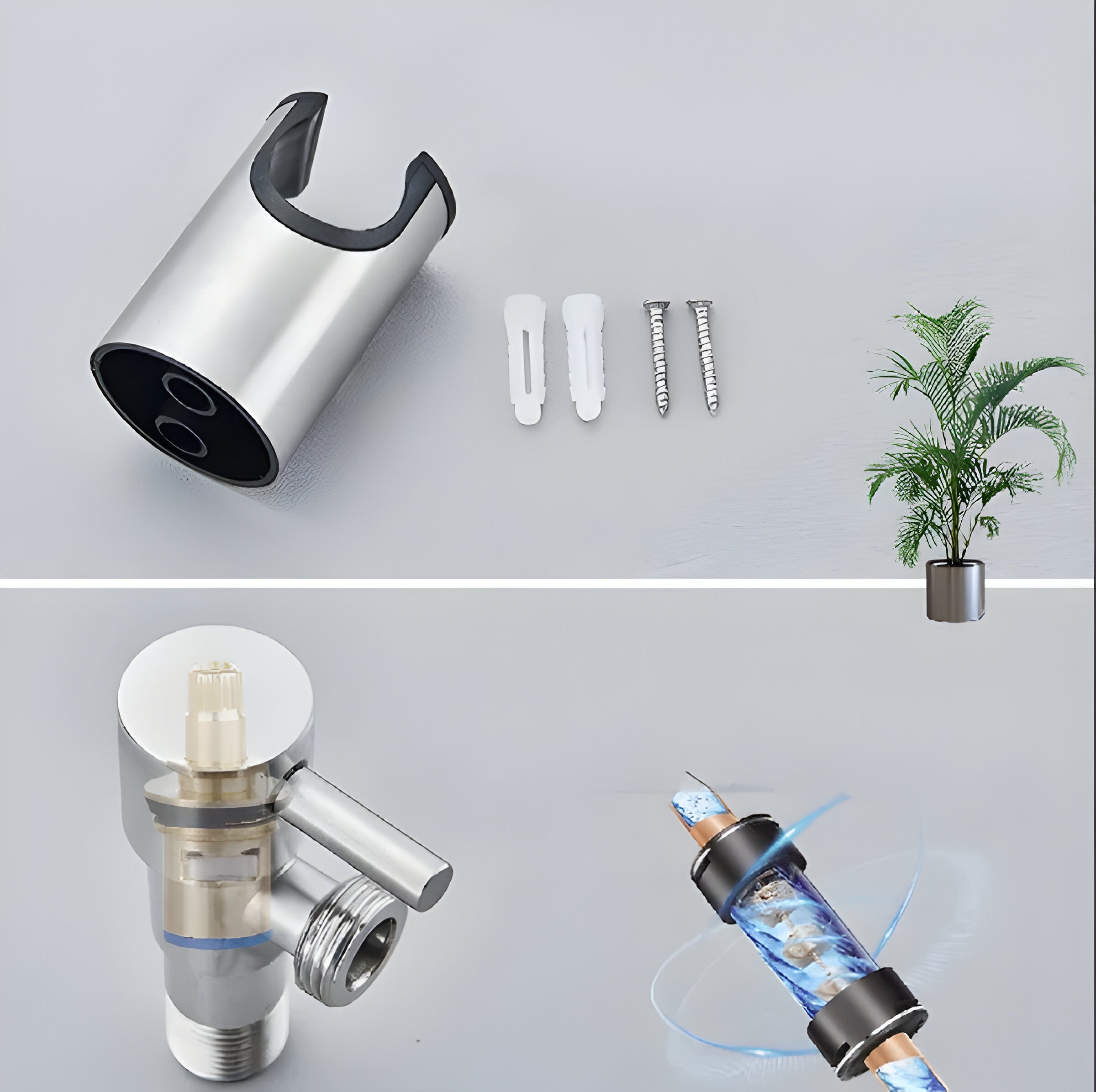 AquaPure Spray Set – Premium RVS Bidet Douche voor Hygiëne & Comfort
