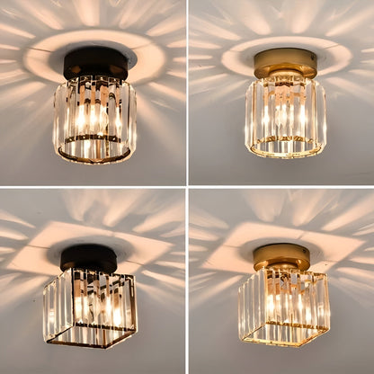 Delyra – Moderne Plafondlamp met Kristallen Gloed
