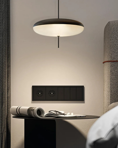 Hanglamp van acryl en ijzer  – Bonq