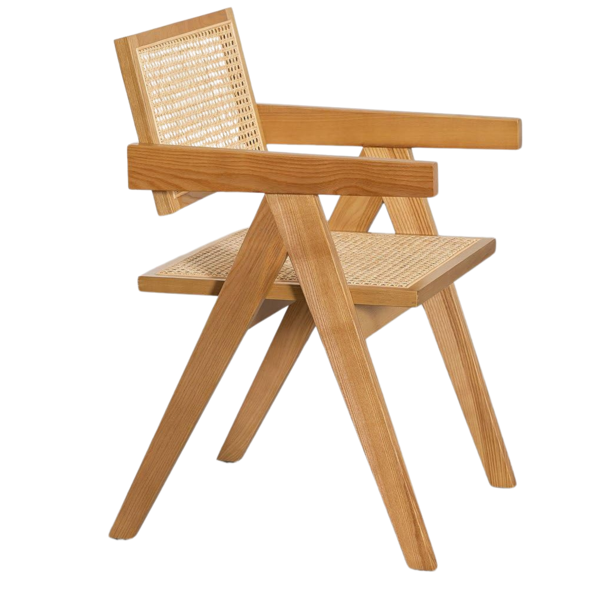 Fiolla™ Rotin Elegance Stoel – Natuurlijk Hout & Tijdloos Design