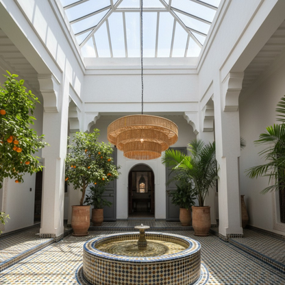 FayraPalm – Handgemaakte Palmier Hanglamp uit Tunesië