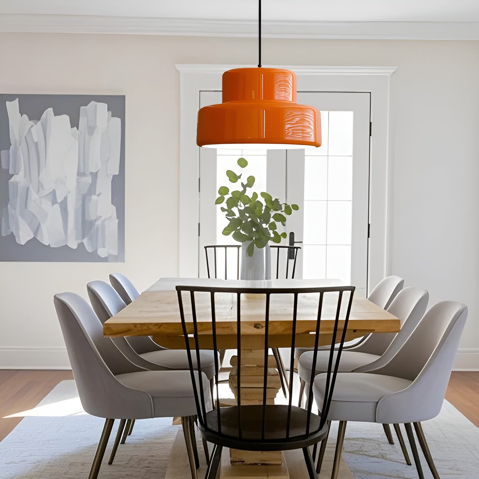 ArancioDome Hanglamp – Bauhaus Design in Levendig Oranje