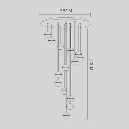 Seralyn – Moderne Kristallen Raindrop Kroonluchter