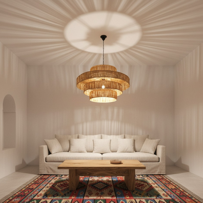 FayraPalm – Handgemaakte Palmier Hanglamp uit Tunesië