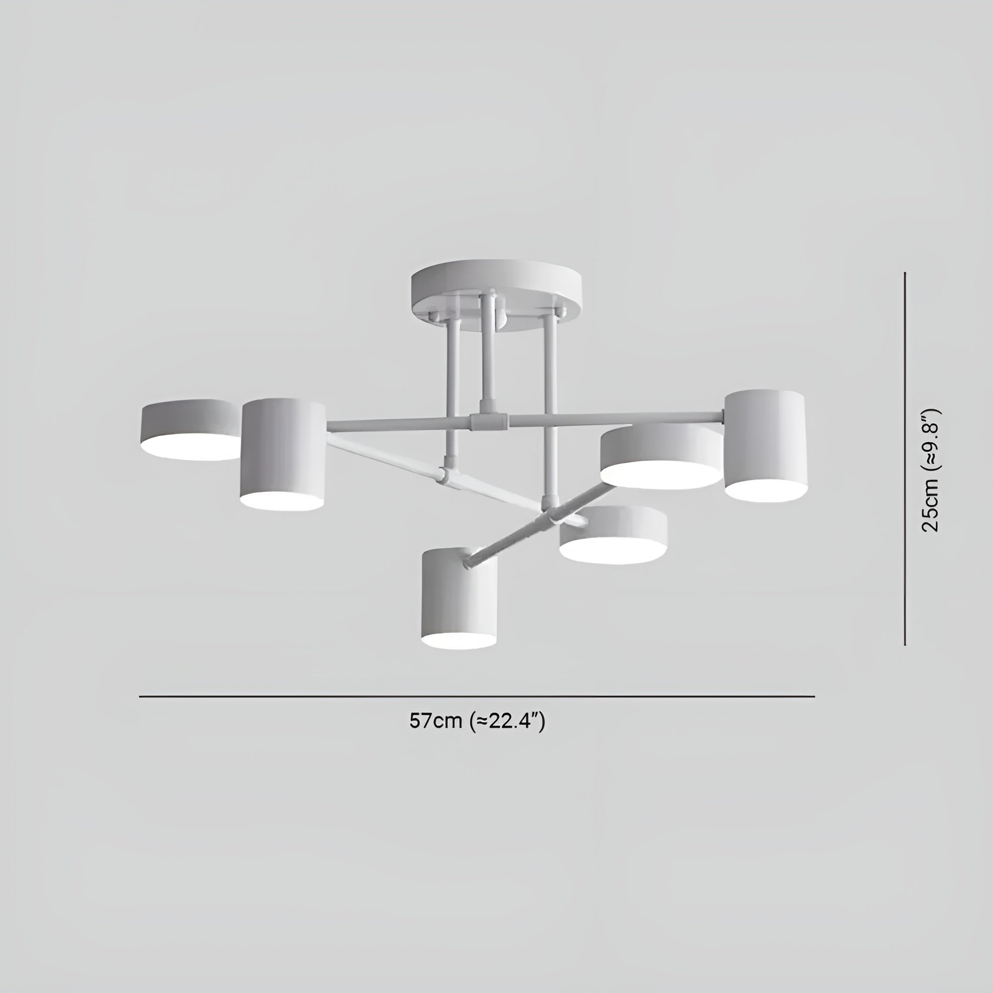 Aurelia Six Deckenlamp – Minimalistisch Design met LED Kracht