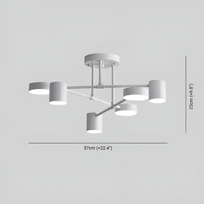 Aurelia Six Deckenlamp – Minimalistisch Design met LED Kracht