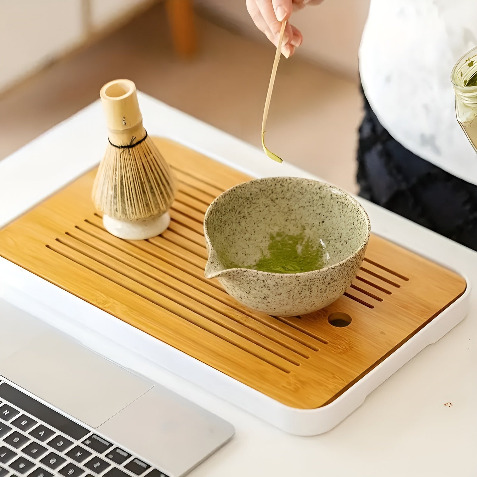 Zenmatcha Set – Japans 4-delig Matcha Thee Set in Geschenkbox