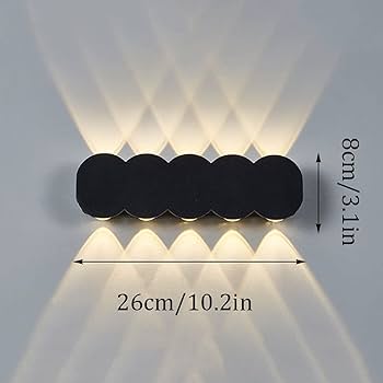 Auro – Moderne Waterdichte Wandlamp in Zwart