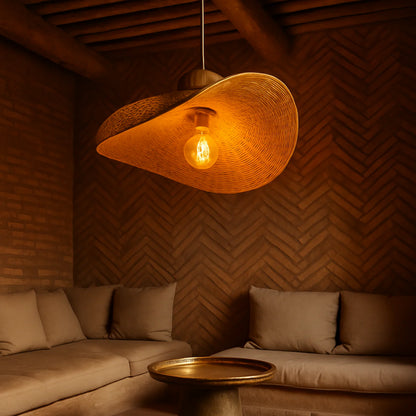 Orris Rotan – Industriële Rotan Hanglamp uit Tunesië