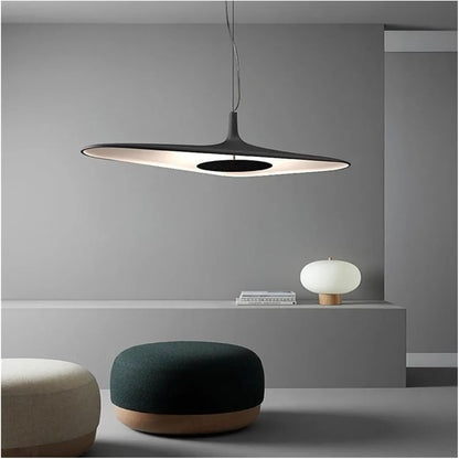 Noiréa – Zwarte Resin Hanglamp met LED-Technologie