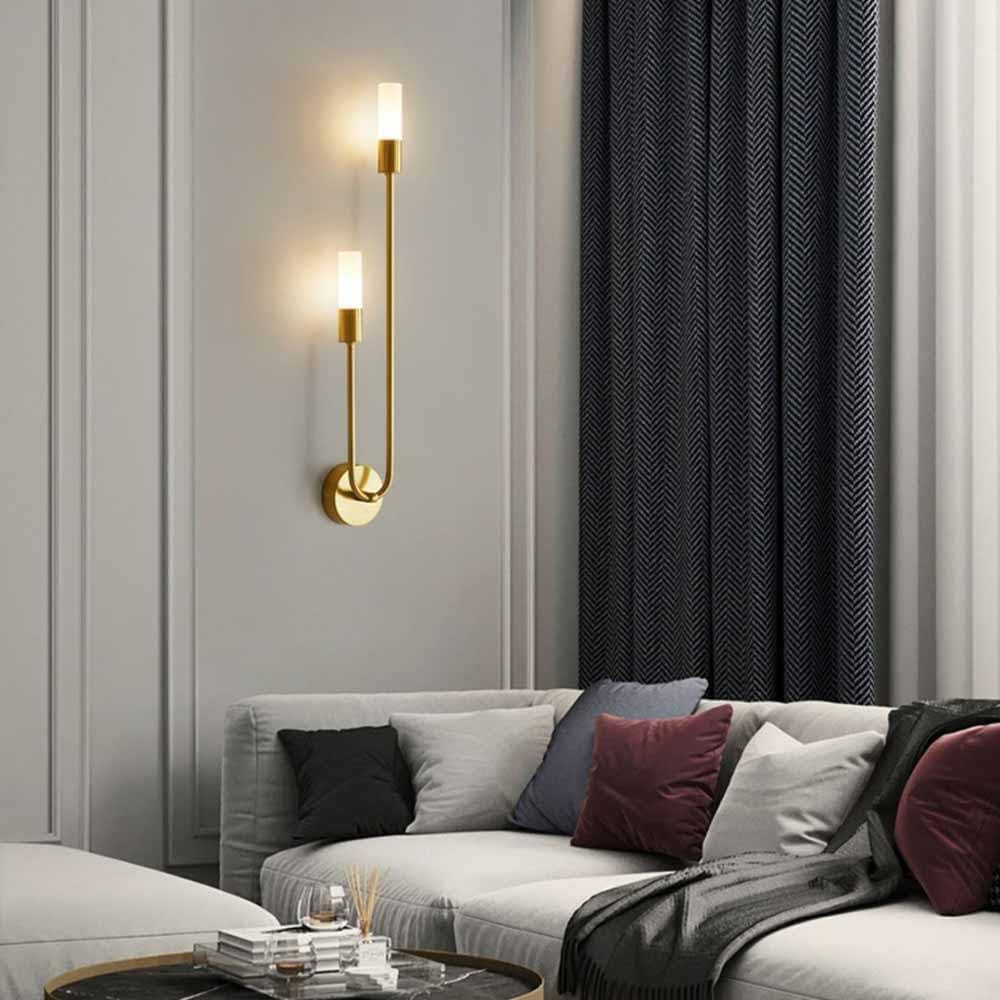 Nordelle – Nordic Wandlamp met Twee Lichtpunten