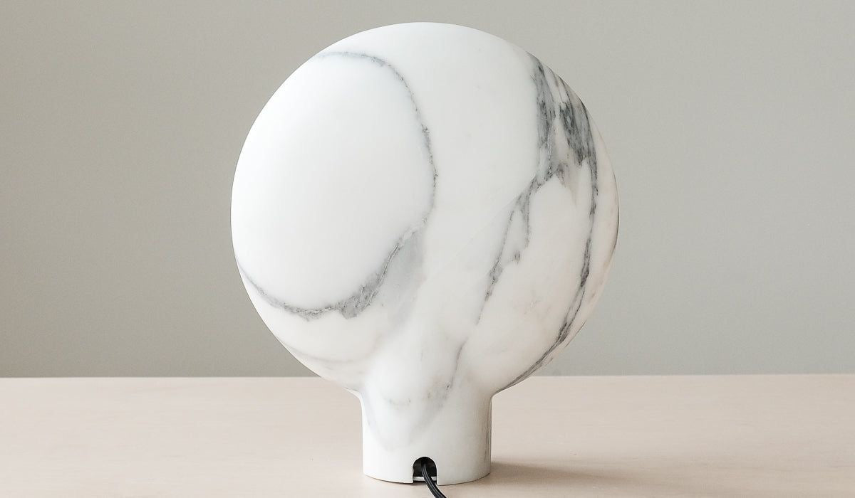Celestia – Designlamp van Carrara Marmer
