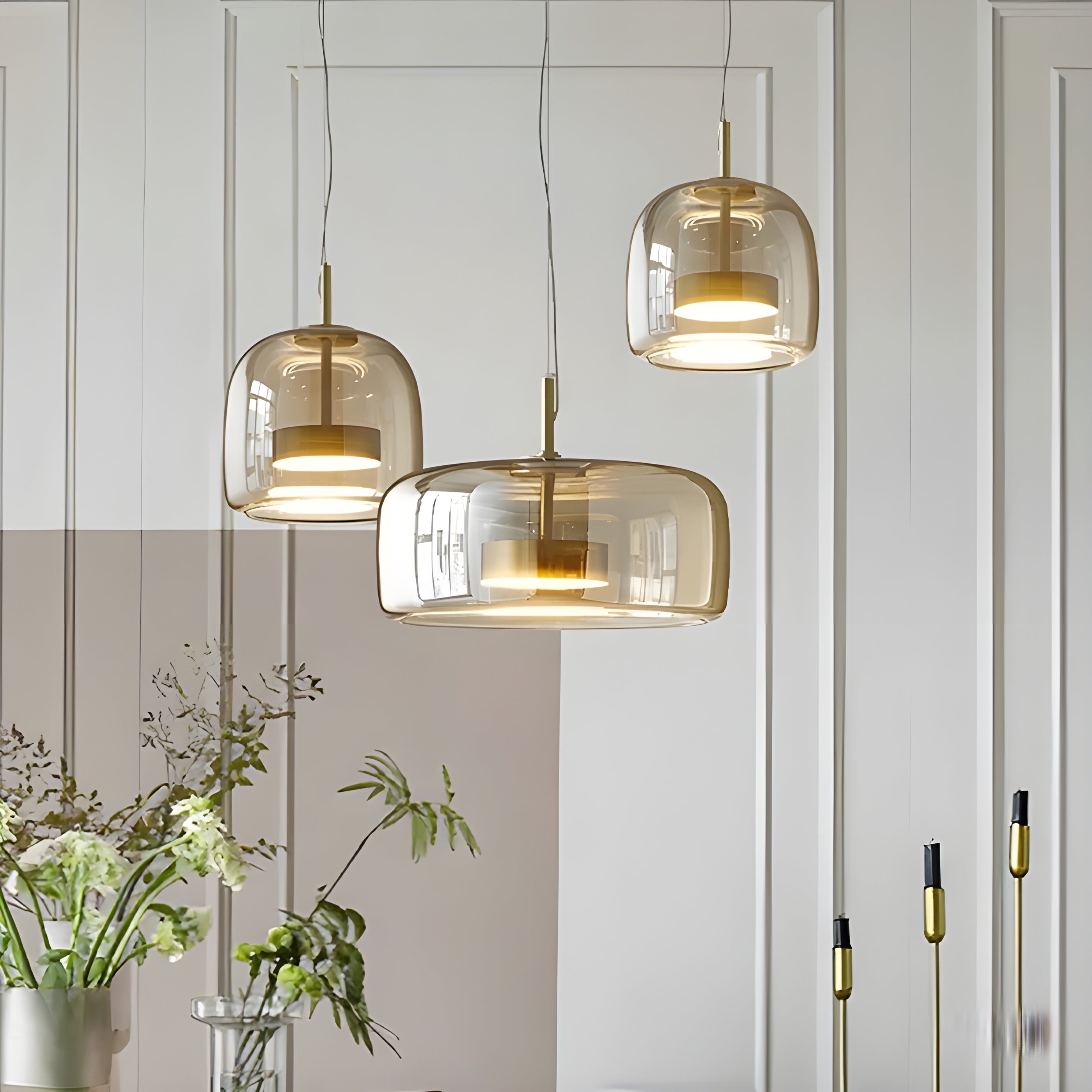 LED Hanglamp Glas – Retro Elegantie voor Uw Interieur