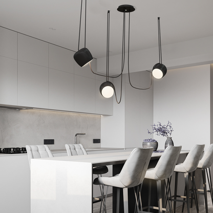 hanglamp van aluminium en acryl – Bonq