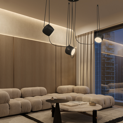 hanglamp van aluminium en acryl – Bonq