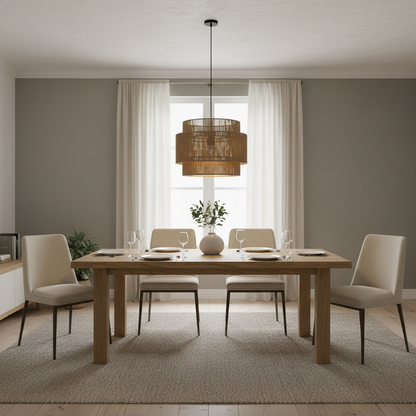 NaturaLuna – Handgemaakte Jute Hanglamp