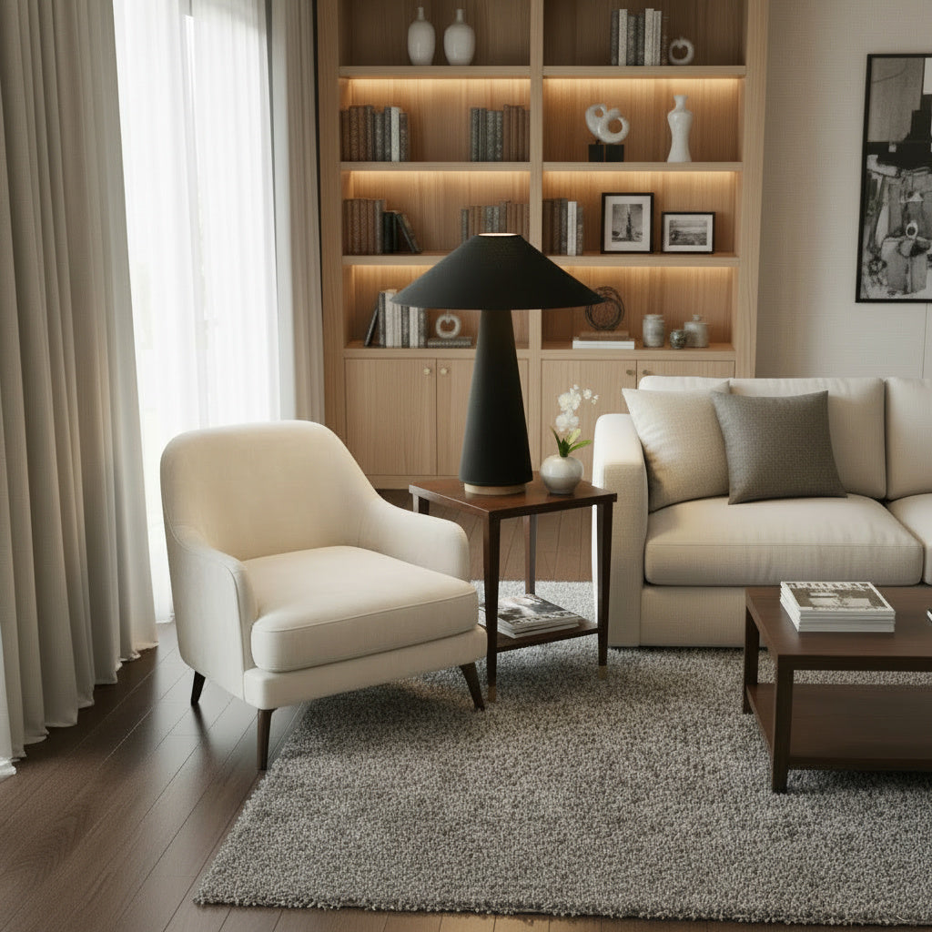 Stella cone tafellamp – Minimalistische elegantie met een tijdloze uitstraling