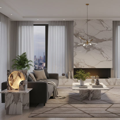 Divina – Calacatta tafellamp