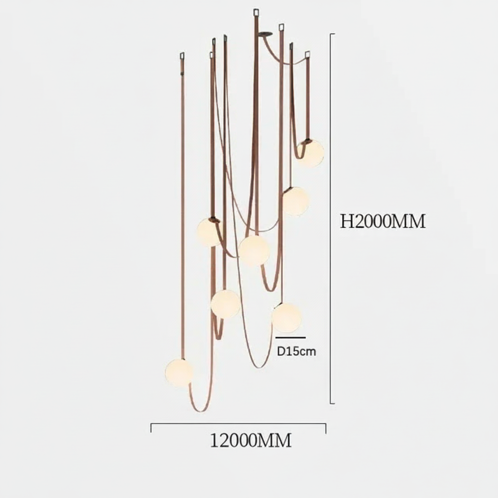 Hanglamp - Italiaanse Leder design