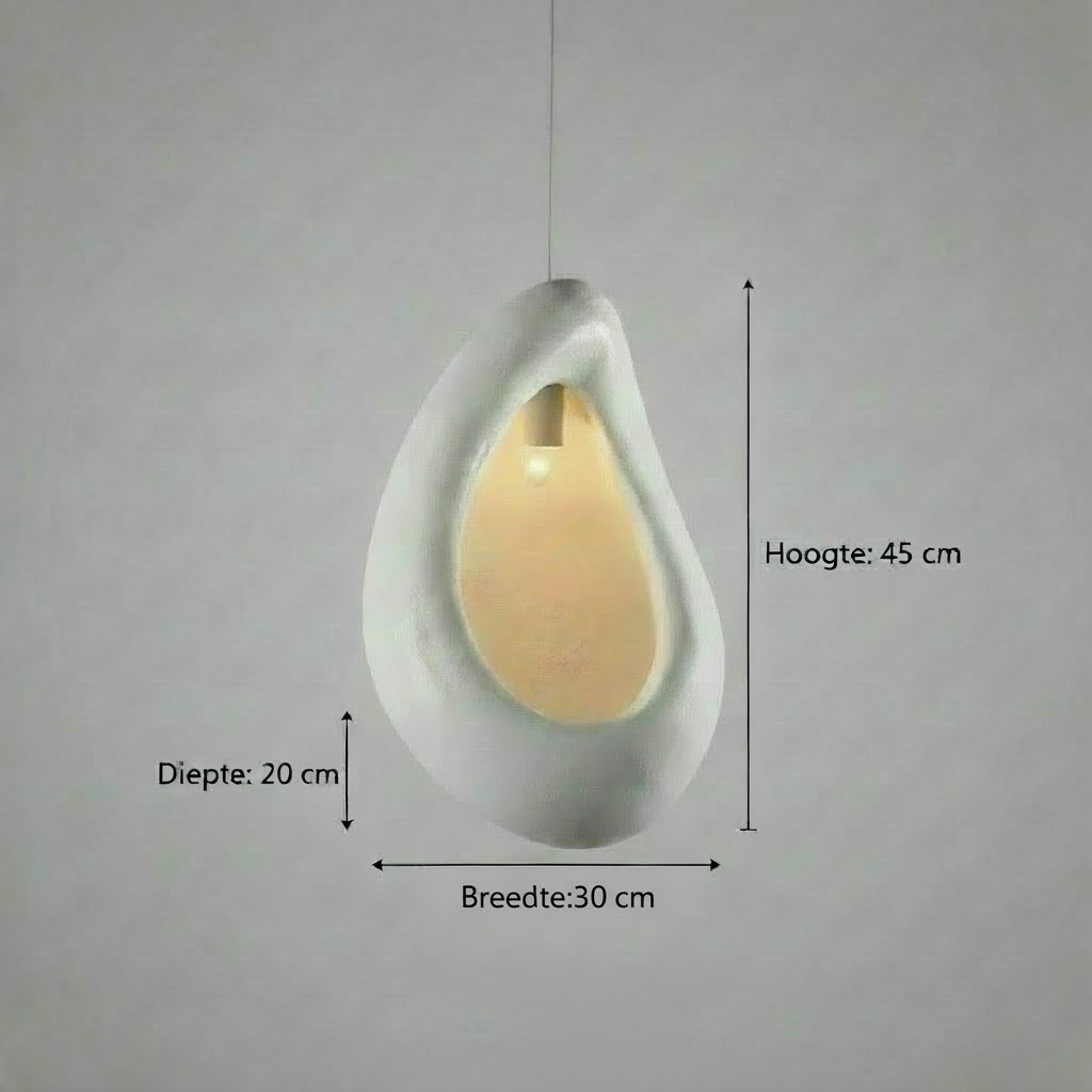 Hanglamp  – Organische Designlamp in Sculpturale Vorm/AuroraCave