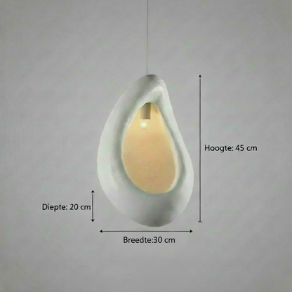 Hanglamp  – Organische Designlamp in Sculpturale Vorm/AuroraCave
