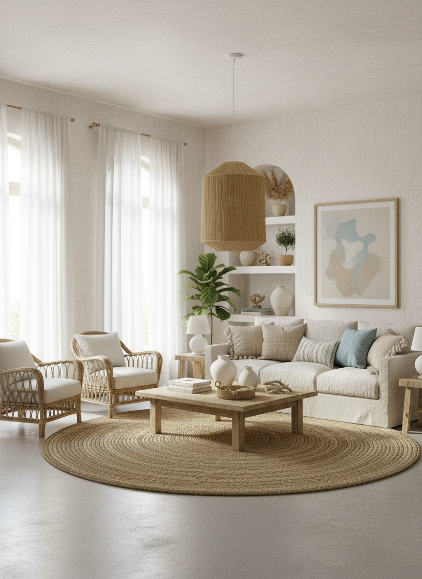 Jute Astra | Luminaire Bohème Naturel