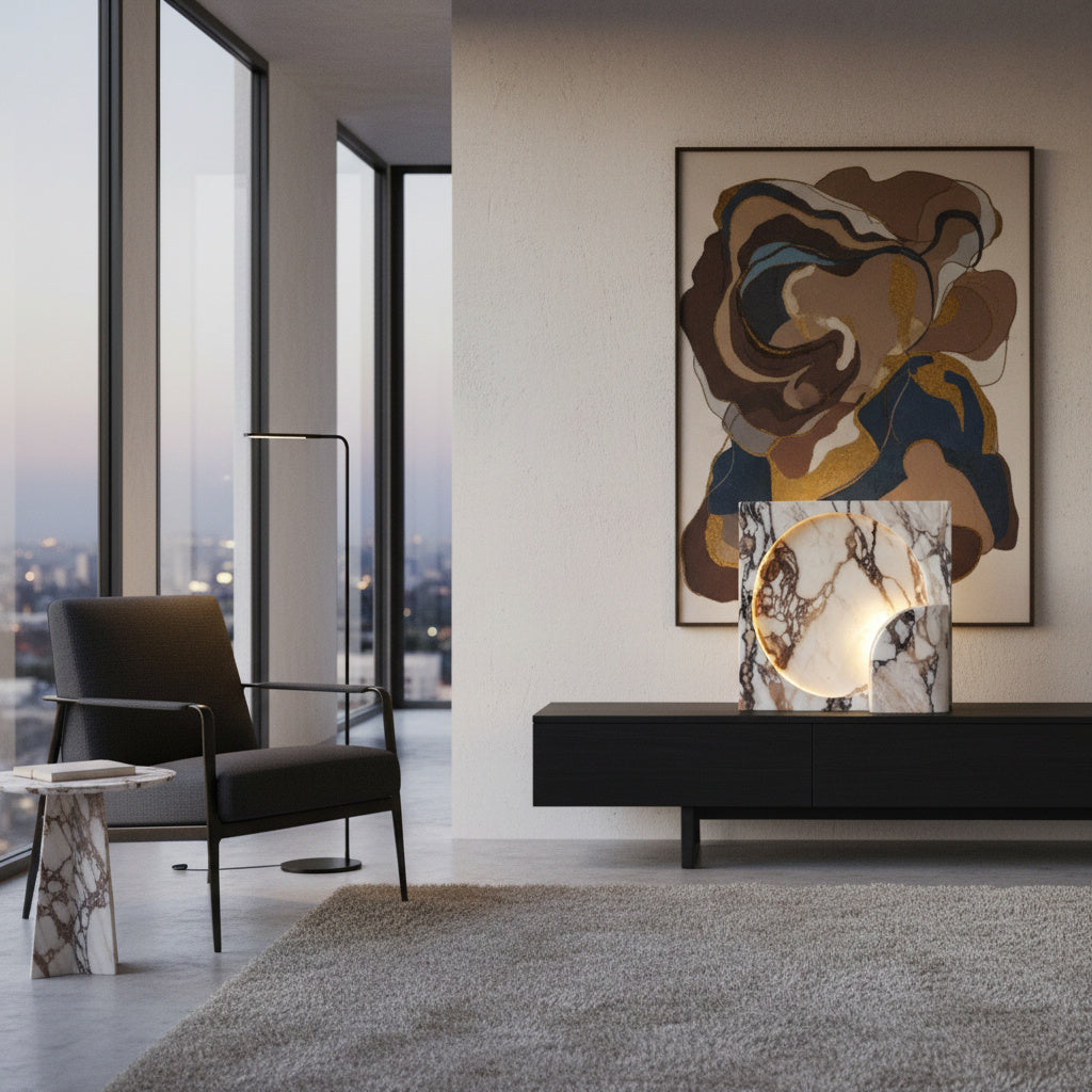 Divina – Calacatta tafellamp