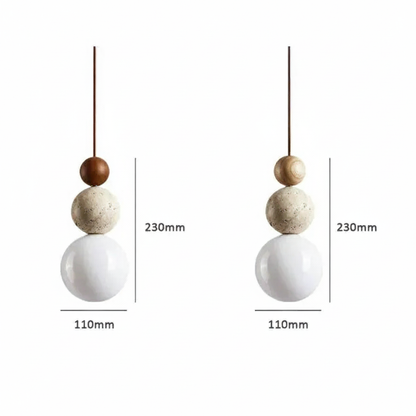 Solum Stone hanglamp – Natuurlijke elegantie met modern karakter