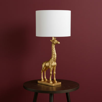 GiraLuxe – Gouden Giraffe Tafellamp