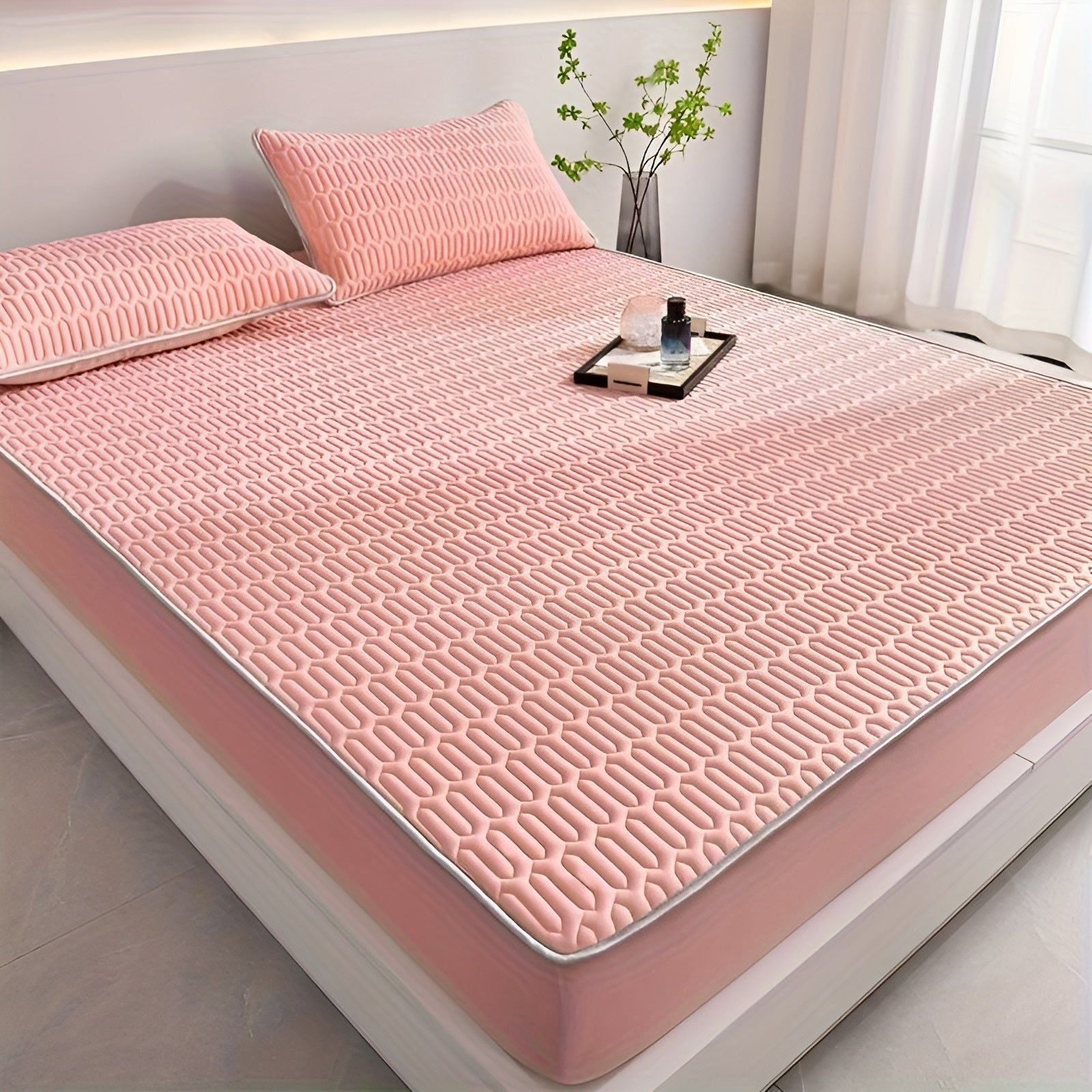 ClimaCool Set – Latex Topper & Kussenslopen voor Verfrissende Nachtrust