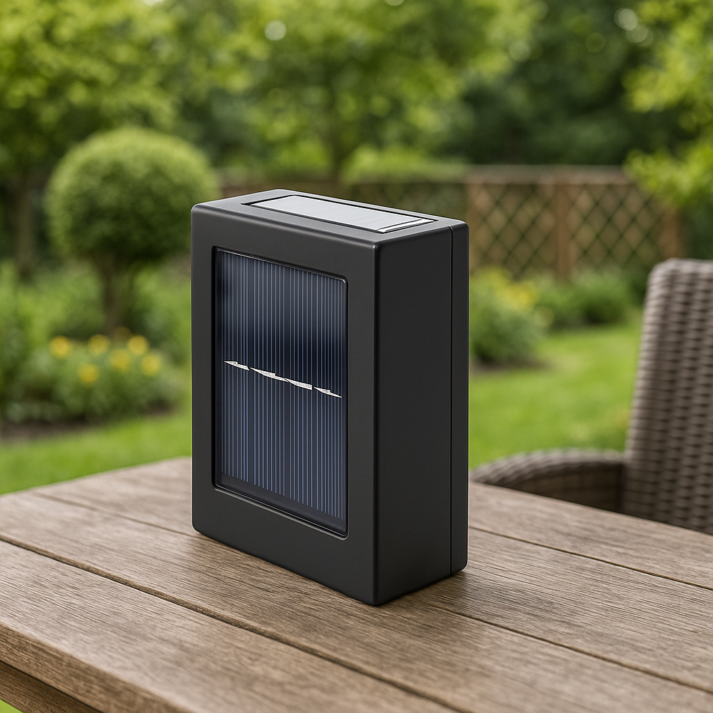 Stijlvolle solar wandlamp voor buiten