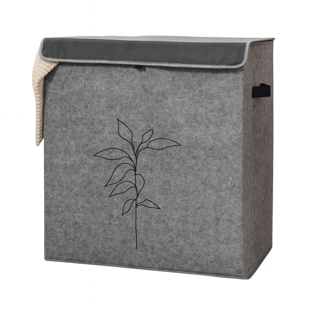 Gravena™ Wasmand Grijs – Stijlvolle & Praktische Opbergoplossing