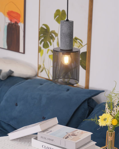 hanglamp van beton en metaal – Bonq