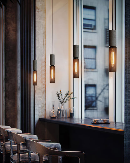 hanglamp van beton en metaal – Bonq