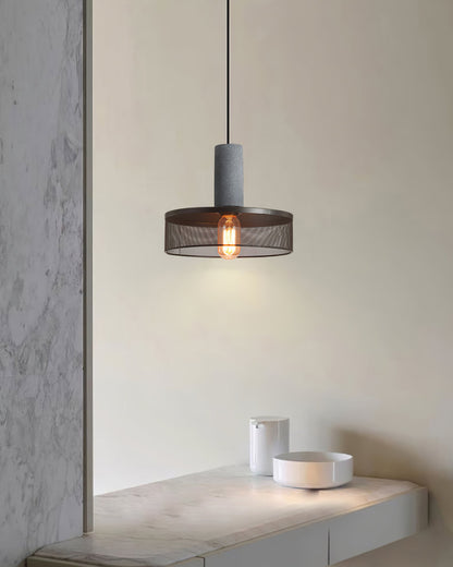 hanglamp van beton en metaal – Bonq